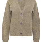 Alloa Cardigan Lambswool Lichen Genevieve Sweeney