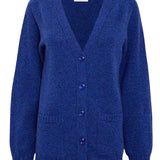 Alva Cardigan Lambswool Blue Genevieve Sweeney
