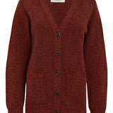 Alva Cardigan Lambswool Hazelnut Genevieve Sweeney