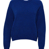 Ash Lambswool Sweater Blue Marl Genevieve Sweeney