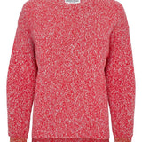 Brook Sweater Textured Lambswool Pink Genevieve Sweeney