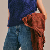 Alva Cardigan Lambswool Hazelnut Genevieve Sweeney