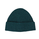 Lambswool Beanie Hunter Green Genevieve Sweeney