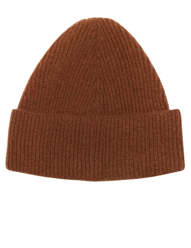 Lambswool Beanie Hazelnut Genevieve Sweeney