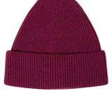 Lambswool Beanie Raspberry Pink Genevieve Sweeney