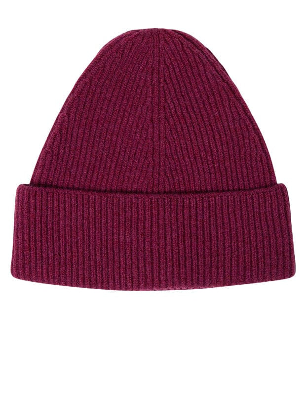 Lambswool Beanie Raspberry Pink Genevieve Sweeney