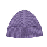 Lambswool Beanie Lilac Melange Genevieve Sweeney