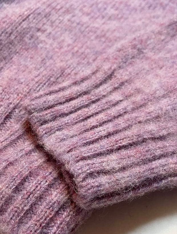 Leslie Brushed Wool Sweater Heather Pink - Preorder Genevieve Sweeney