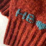 Leslie Brushed Wool Sweater Spiced Red Genevieve Sweeney