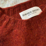 Leslie Brushed Wool Sweater Spiced Red Genevieve Sweeney
