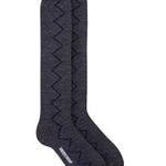Sia Merino Knee High Socks Dark Grey Genevieve Sweeney