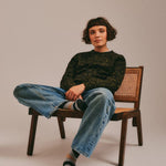 Maddis Lambswool Cashmere Cardigan Black Genevieve Sweeney