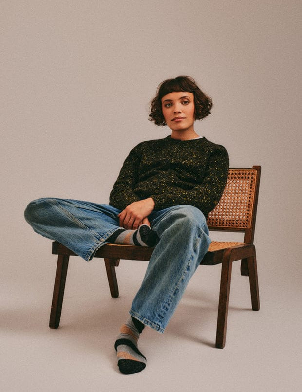 Maddis Lambswool Cashmere Cardigan Black Genevieve Sweeney