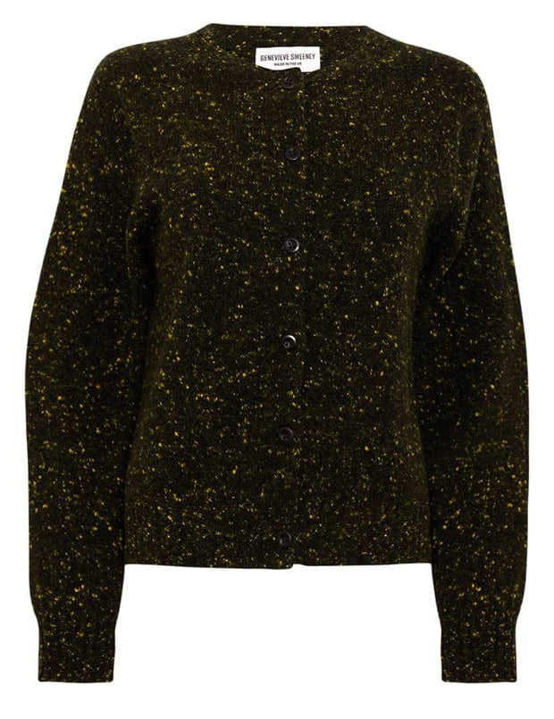 Maddis Lambswool Cashmere Cardigan Black Genevieve Sweeney