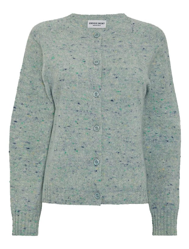 Maddis Lambswool Cashmere Cardigan Mint Genevieve Sweeney