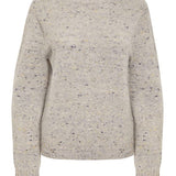 Maud Lambswool Cashmere Sweater Light Grey Genevieve Sweeney