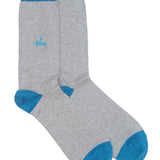 Sotto Zodiac Organic Cotton Sock Grey Genevieve Sweeney