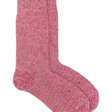 Salpaka Merino Wool Alpaca Marl Socks Pink Tipping Genevieve Sweeney