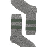 Salpaka Merino Wool Alpaca Marl Socks Charcoal Genevieve Sweeney