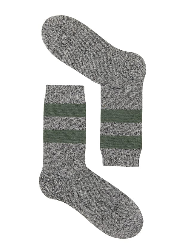 Salpaka Merino Wool Alpaca Marl Socks Charcoal Genevieve Sweeney