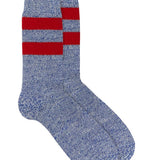 Salpaka Merino Wool Alpaca Marl Socks Royal Blue Genevieve Sweeney