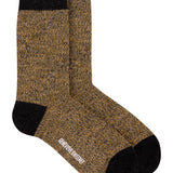 Samar Merino Wool Marl Sock Mustard Genevieve Sweeney