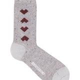 Selina Sparkly Geometric Heart Sock Genevieve Sweeney