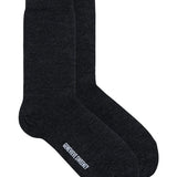 Serin Merino Wool Sock Charcoal Genevieve Sweeney