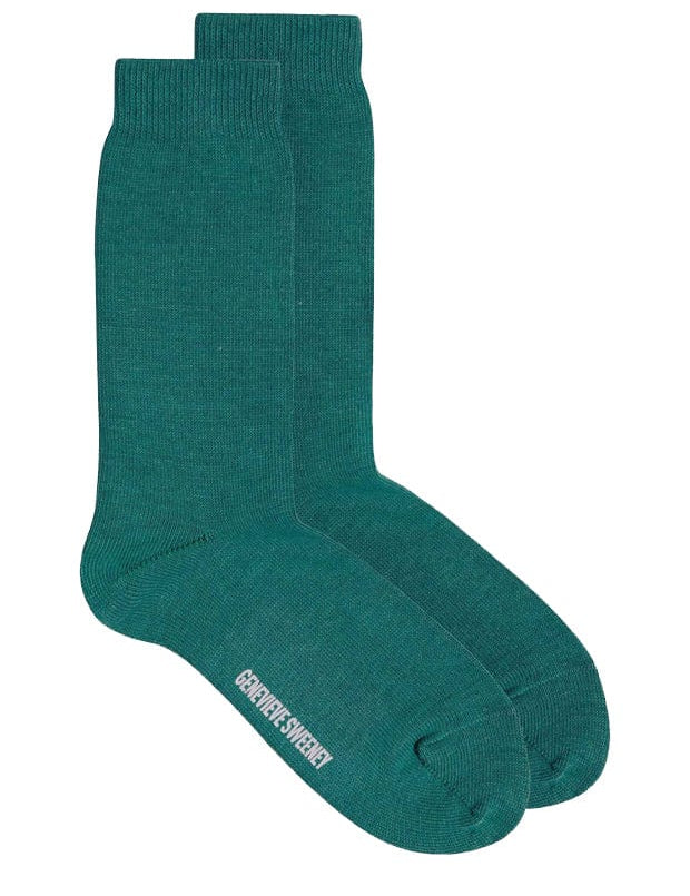 Serin Merino Wool Sock Jade Genevieve Sweeney