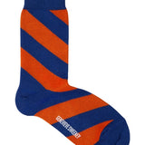 Serora Organic Cotton Stripe Socks Blue Genevieve Sweeney
