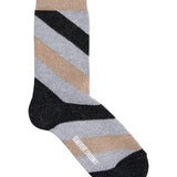 Serora Sparkly Stripe Sock Gold Genevieve Sweeney