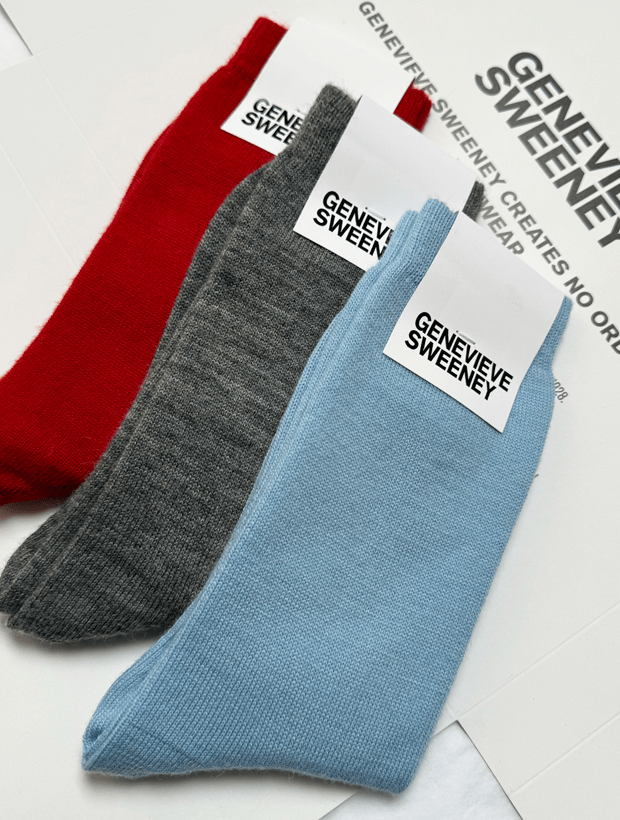 Sock Gift Set Serin Merino Wool Trio Genevieve Sweeney