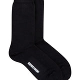 Sotto Organic Cotton Sock Black Genevieve Sweeney