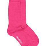 Sotto Organic Cotton Sock Bright Pink Genevieve Sweeney