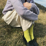 Sotto Organic Cotton Sock Yellow Genevieve Sweeney