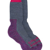 GS Merino Wool Walking Sock Grey Pink Genevieve Sweeney