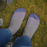 GS Merino Wool Walking Sock Beige Genevieve Sweeney