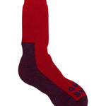 GS Merino Wool Walking Sock Red Genevieve Sweeney
