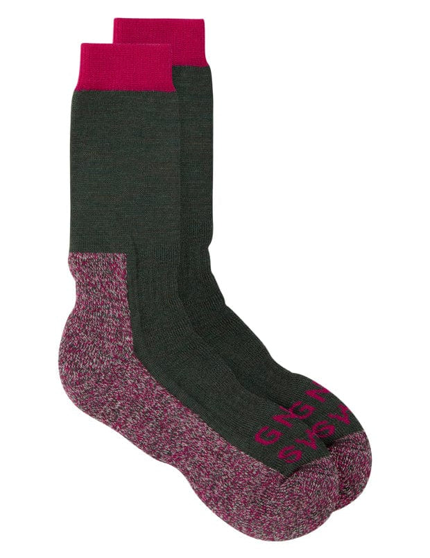 GS Merino Wool Walking Sock Khaki Genevieve Sweeney