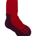 GS Merino Wool Walking Sock Red Genevieve Sweeney