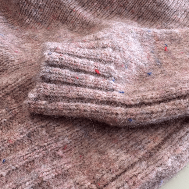 Willow Alpaca Merino Wool Sweater Pink Genevieve Sweeney