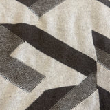 Geometric Lambswool Blanket Scarf Clay - Preorder