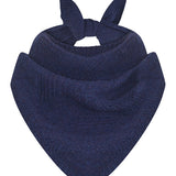 Lambswool Triangle Scarf Ink Blue