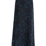Lin Lambswool Jacquard Skirt Charcoal