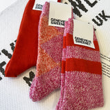 Sock Gift Set Alpaca Merino Wool Pink Marl