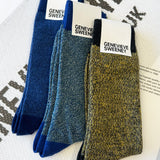Sock Gift Set Merino Wool Cotton Trio Marl