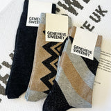 Sock Gift Set Sparkly Gold & Black