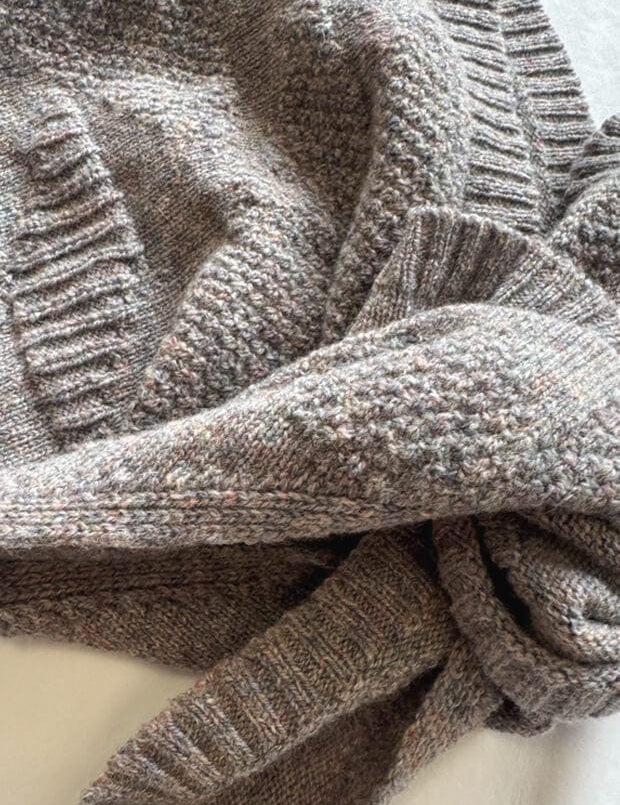 Lambswool Triangle Scarf Pearl Genevieve Sweeney