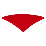 Lambswool Triangle Scarf Bright Red Genevieve Sweeney