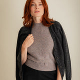 Alva Cardigan Lambswool Charcoal